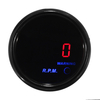 2 pouces 52mm 0-9000RPM compte tours jauge tachymètre numérique LED affichage face noire mètre