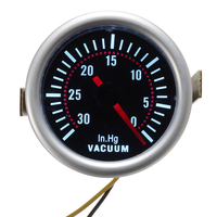 2 pouces 52mm numérique blanc LED Boost à vide à leau Huile Temp Press Volt Gauge