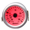 2 pouces 52mm Universal Car Rouge LED Pression Turbo Boost Gauge Meter 30 Psi avec Tuyau