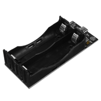 2 Slot Batterie Chargeur Type-C Réglable Batterie Étui de Protection pour Rechargeable Batterie 18650