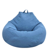 2 tailles Grand Pouf Sac Chaise Canapé Canapé Couvre Intérieur Paresseux Transat Pour Adultes Bébé Sièges Protecteur