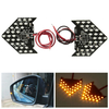 2 x 27 3528 smd LED côté séquentiel flash vue arrière signal de miroir tournant la lumière
