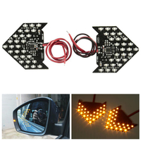 2 x 27 3528 smd LED côté séquentiel flash vue arrière signal de miroir tournant la lumière