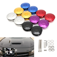 2 X Bouton poussoir universel Billet à capuchon Bouton de verrouillage Kit Capot de verrouillage rapide de voiture