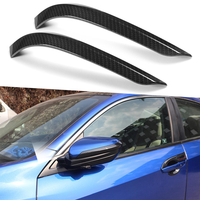 2 X Décalques de voiture de couverture de miroir de côté de porte de miroir de couleur de fibre de carbone pour Honda Ci