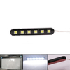 2 X LED Mini Bandes Moto Permis De Voiture Plaque Dimmatriculation Strobe Avertissement Signal Lumière