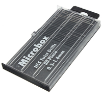 20Pcs 0.3-1.6mm Micro HSS Forets Hélico daux Mis en Tige Droite Kit