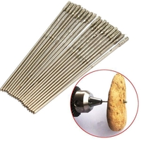 20pcs 0.6mm trou tige de scie à diamant bits de coupe de forage