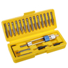 20pcs 1/4 pouce tige hexagonale perceuse tournevis Bit pilote tête pivotante outil de changement rapide
