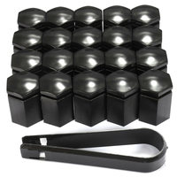 20pcs 17mm plastique bouchons boulons couvre vis de protection roue en alliage écrou pour Opel Opel