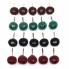 20pcs 25mm Rectification meule de polissage roue de polissage fixé pour outil rotatif