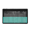 20pcs 3mm tige diamant meulage tête de coupe bits foret set kit pour outil rotatif