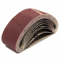 20pcs 60mm x 400mm meulage bandes abrasives zircone bandes abrasives abrasives grain 60 80 120