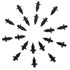 20pcs 7mm Moto Béquille Rivet Trim Panel Attache Clips Plastique Pour Suzuki Trim