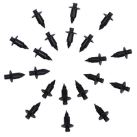 20pcs 7mm Moto Béquille Rivet Trim Panel Attache Clips Plastique Pour Suzuki Trim