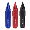 20pcs aluminium roues m12x1.25 jantes écrou à créneaux pointu 60mm prolongé tuner