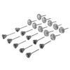 20pcs brosses de polissage de nettoyeur de brosses de polissage de fil dacier inoxydable pour la rotation de l