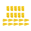 20pcs doigt en plastique jaune de protection sans levier et insertions de triangle pour des changeurs de pneu