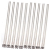 20pcs en acier inoxydable déchappement isolant en fibre de verre Wrap Pipe Tie