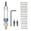 20pcs foret mis HSS haute vitesse en acier tournevis bits foret pilote bits adaptateur de convertisseur rapide