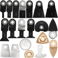 20pcs lames de scie multitool oscillant ensemble kit de lames multitool pour Fein Makita Bosch