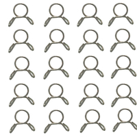 20pcs ligne de carburant 7mm pince tuyau flexible de pince à ressort moto atvs bateau scooter