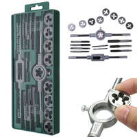 20pcs M3-M12 filetage à vis bouchons métriques robinets clé à tarauder ensemble de clés