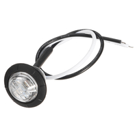 20pcs mini 12 / 24v vert rond marqueur LED bouton côté lumières lampe remorque