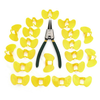 20PCS Pinless Peepers Poulet Blinders Poulet Lunettes Lunettes avec pinces