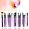 20pcs poudre fondation fard à paupières eyeliner pinceau à lèvres pinceaux de maquillage kit