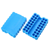 20Pcs Tournevis en plastique Bit Rack de stockage Rack Deck Box 32 trous pour 1/4 pouces tournevis à tige hexagonale