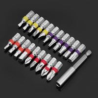 20pcs Torx Phillips Hex fendue tournevis bits avec tige dextension