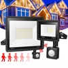 20W/30W/50W/100W LED Projecteur PIR Réflecteur détecteur de mouvement LED Projecteur étanche IP66 Projecteur Mur Éclaira