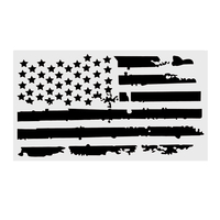 20X35 pouces autocollants de capot de voiture de drapeau des Etats-Unis de vinyle autocollants de camion de couverture a