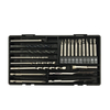 21 pièces HSS tournevis forets hélico daux ensemble doutils avec boîte de rangement multi-fonctionnel foret boîte o