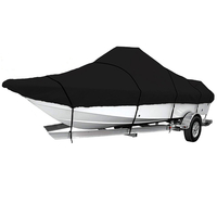 210D Heavy Duty Marine Grade Boat Cover 17-19ft / 19-21ft / 21ft-23ft / 23ft-25ft Anti-Smashing Imperméable Remorquable