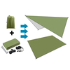 210D Oxford Tissu Armée Vert Tente Imperméable À Leau Abri Auvent Pliant Bâche Hamac Pluie Parasol Pique-Nique Tapi