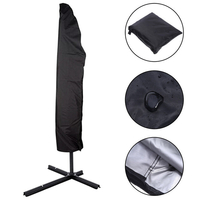210D Oxford tissu imperméable extérieur parasol parapluie couverture arrière-cour jardin anti-poussière Patio Parasol ho