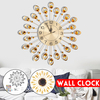 21, 3 de luxe Peacock Estink Metal Diamonds Horloge Murale Décorative Salon