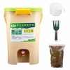 21L Cuisine Déchets Alimentaires Recycler Composter Aéré Compost Poubelles Bokashi Seau