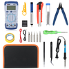 21pcs 60W 220V / 110V Kit multimètre Set de fer à souder électrique à température réglable