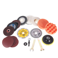 21pcs accessoires de remplacement de coupe en bois en bois fixés pour perceuse à main meuleuse dangle
