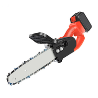 21V 1200W Tronçonneuse sans fil électrique Tronçonneuse sans balais Scie à chaîne 12 pouces avec Batterie