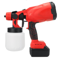 21V 1300mAh pistolets à peinture artisanat outil de peinture modèle de pulvérisation aérographe pulvérisateur de peintur