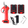 21V sans fil 25mm ciseaux électriques rechargeables branche élagage cisaille outils de coupe darbre avec 2 Batterie