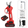 21V sécateur électrique sans fil sécateur ciseaux de coupe de branche avec 1/2 batterie 7500mAh rouge