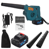 21V Lithium-ion Batterie souffleur dair électrique sans fil ordinateur de poche feuille aspirateur de poussière déc