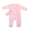 22 à la main rose vêtements de poupée Reborn nouveau-né bébé fille salopette coiffure