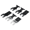22 pièces universel multi-outils mélange oscillant lame de scie coupeurs de scie à dégagement rapide pour Soft ensemble