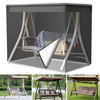 220 * 170 * 125 cm 210D Oxford Tissu 3 Places Swing Housse de Siège Antipoussière Étanche Jardin Meubles Protecteur Chai